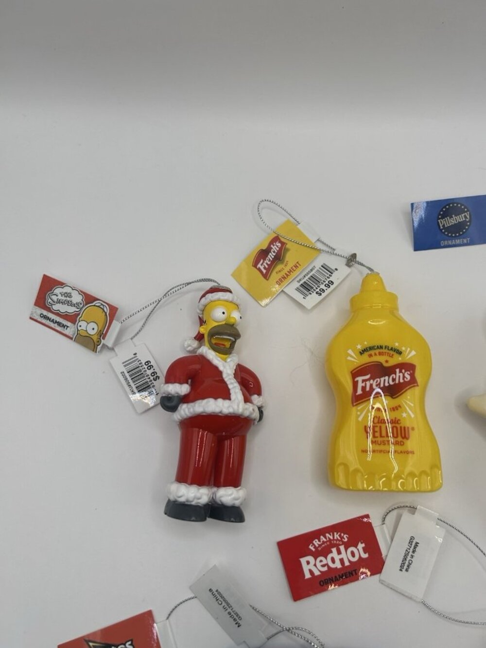 New 2024 French’s Mustard Doritos Pillsbury Dough Christmas Ornament Set Of 5 - Picture 2 of 9